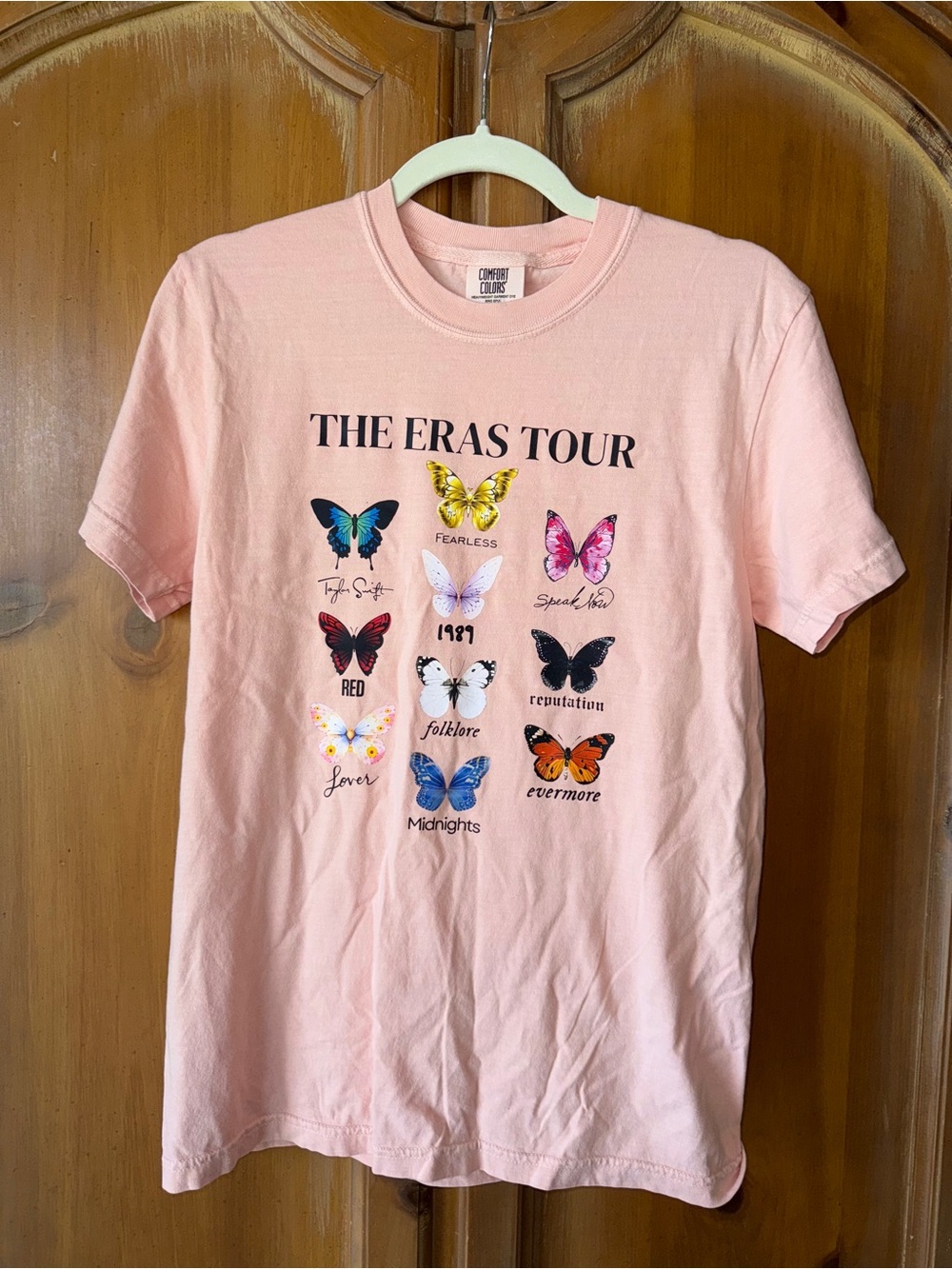 Pink Taylor Swift ‘The Eras Tour' Graphic Tee